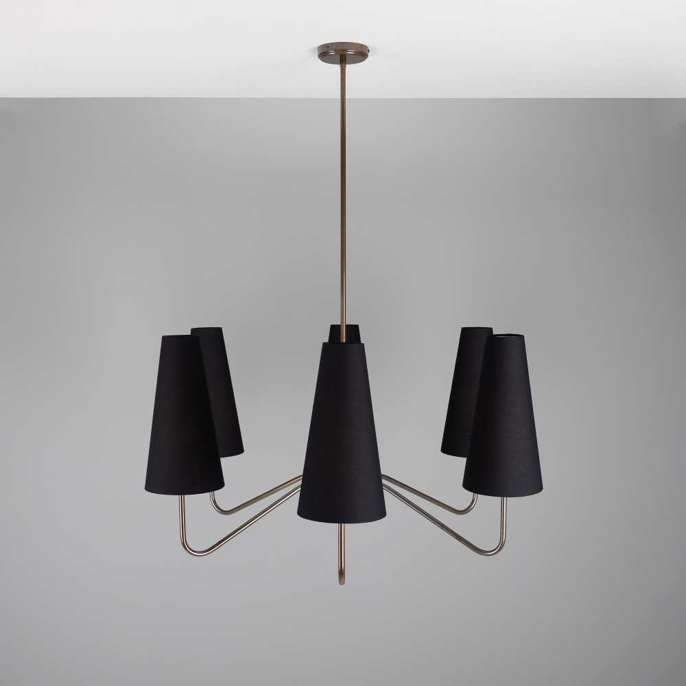 Para Chandelier | Antique Brass
